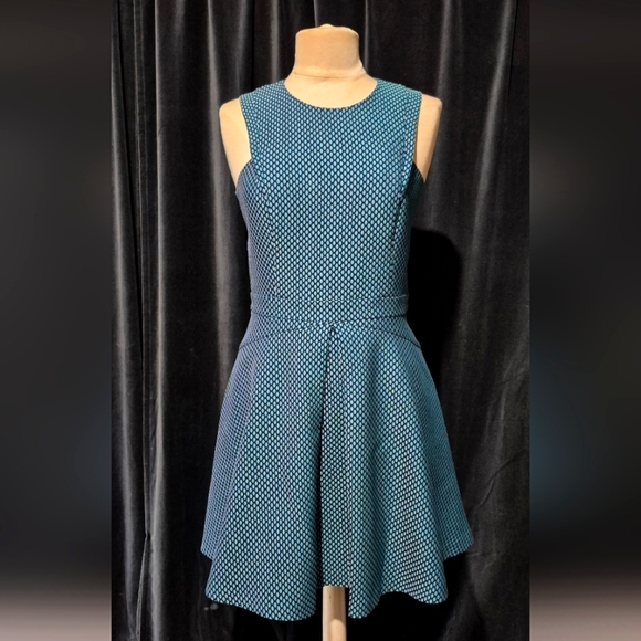 A/X Armani Exchange Elegant Blue Sleeveless Dress - Picture 1 of 7